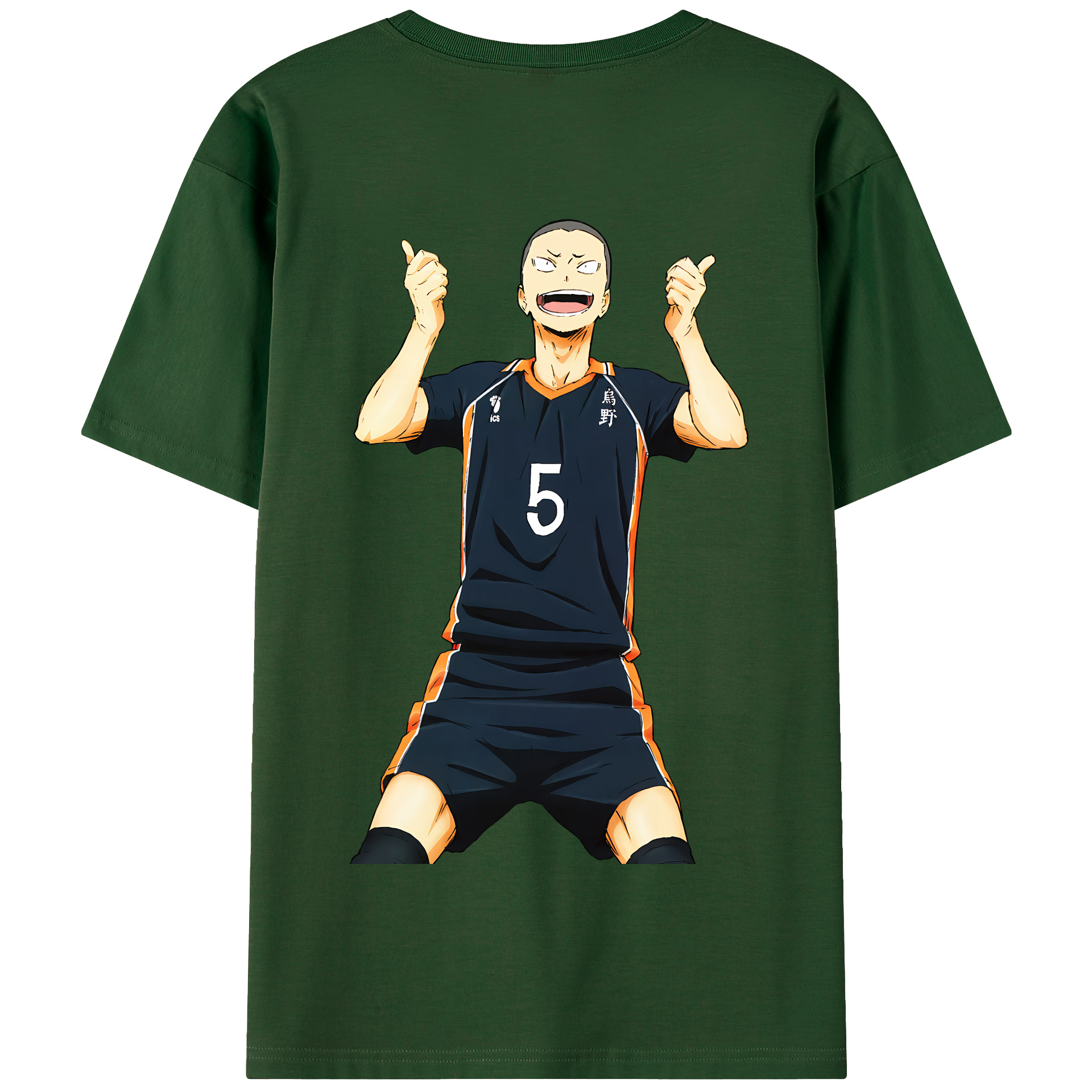（画像用） ハイキュー!! Haikyu!! 綿100％半袖Tシャツ（背面プリント）